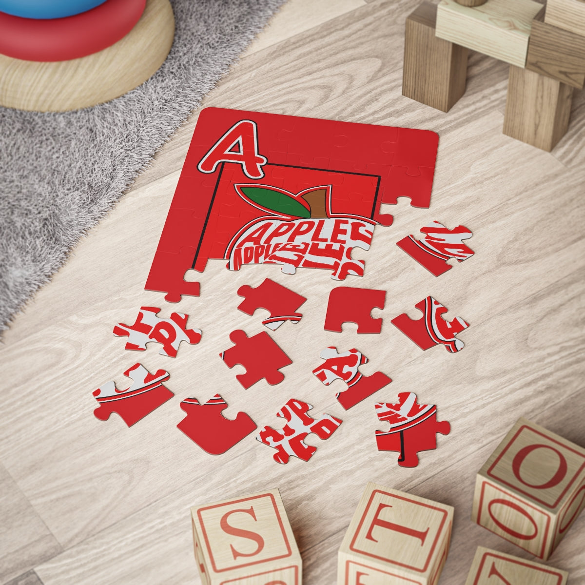 A is for Apple Kids' Puzzle, 30-Piece