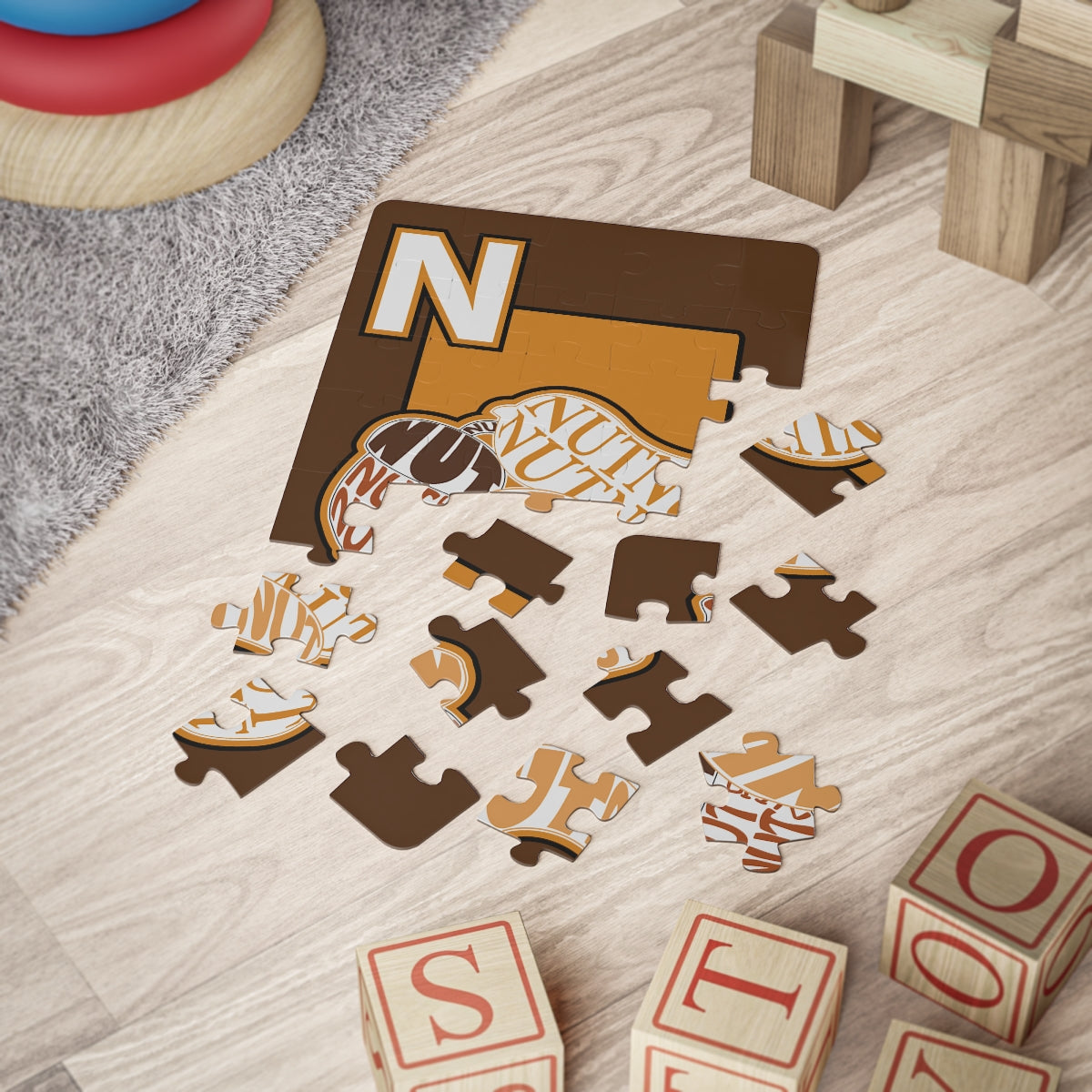 N is for Nut Kids' Puzzle, 30-Piece