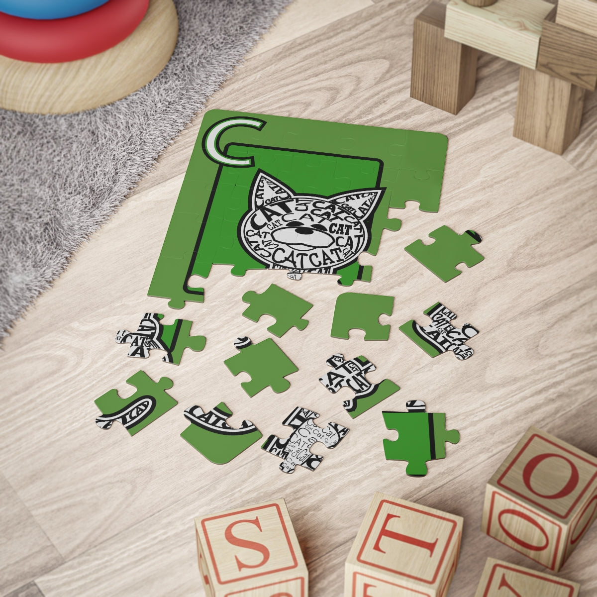 C is for Cat Kids' Puzzle, 30-Piece