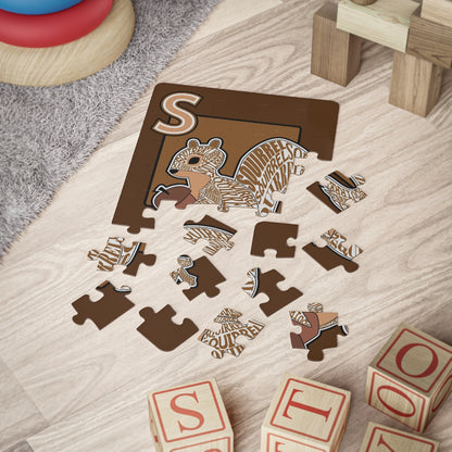 S is for Squirrel Kids' Puzzle, 30-Piece